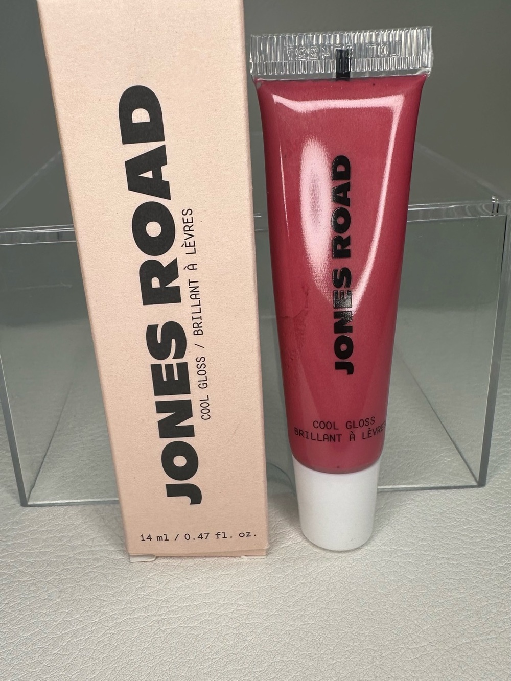 Jones Road Cool Gloss in Deep Rose